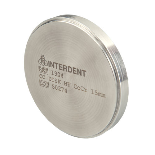 Zahnmedizinisches Material / CoCr - CC Disk NF - Interdent - zur Dentalrestaurierung / CAD/CAM / biokompatibel