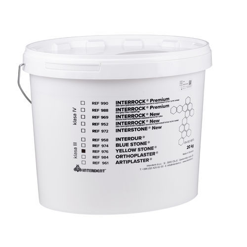 Zahnmedizinisches Material / Gips - YELLOW Tip III - Interdent - zur Dentalrestaurierung / Pulver