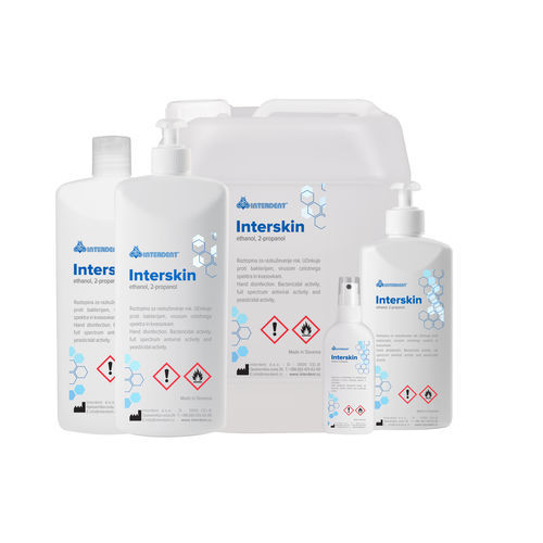 Hydroalkoholische Lösung / 96% - INTERSKIN - Interdent - 500 mL / 1000 ml / 5000 mL