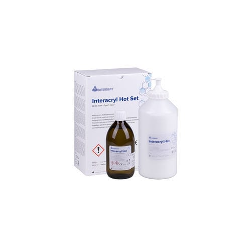 Zahnmedizinisches Material / Acryl - INTERACRYL HOT - Interdent - Harz / für Dentallabor / zur Herstellung von Zahnprothesen