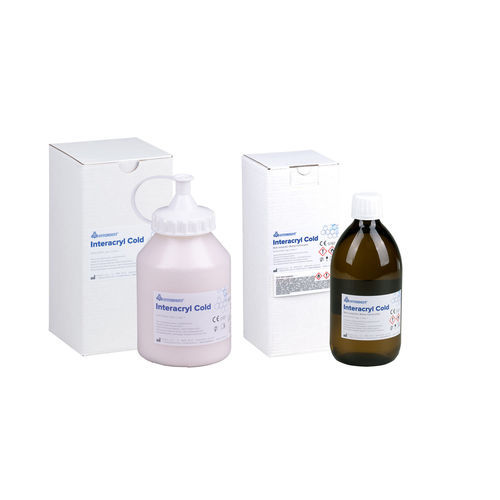 Zahnmedizinisches Material / Acryl - INTERACRYL COLD - Interdent - zur Dentalrestaurierung / Pulver / flüssig