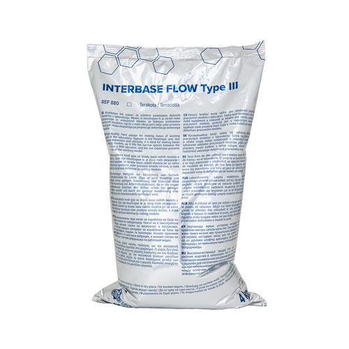 Zahnmedizinisches Material / Gips - INTERBASE FLOW - Interdent - für anatomische Modelle / für Dentallabor / Pulver