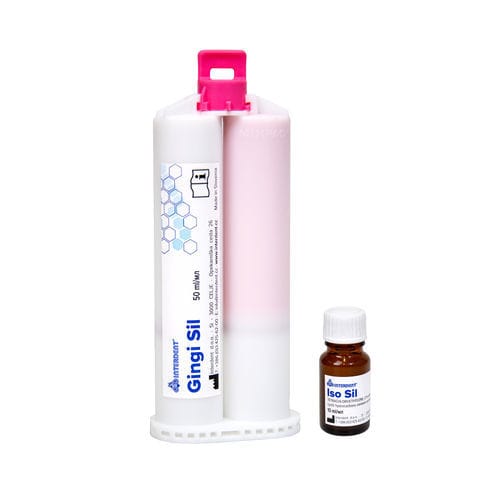 Zahnmedizinisches Material / Silikon - Gingi Sil - Interdent - gingival / für Abdrucklöffel