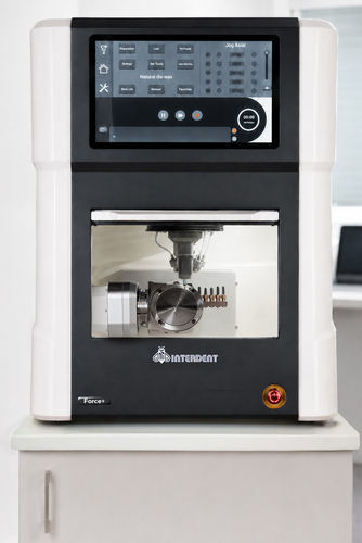 CAD/CAM-Fräsmaschine - CC FORCE+ - Interdent - für Dentallabor / für Dental für Zirkon / für Kobalt-Chrom-Legierungen