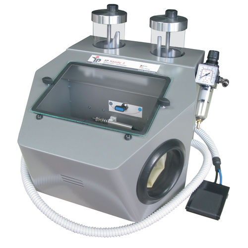 Pneumatischer Sandstrahler - IP Sandy 2  - IP Division (IP Dent) Technische Produkte GmbH - 2-Kammer / Präzision / Doppelkabine