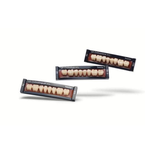 PMMA-Zahnprothese - SR Vivodent DCL - Ivoclar Vivadent - Harz / anatomisch geformt / abnehmbar