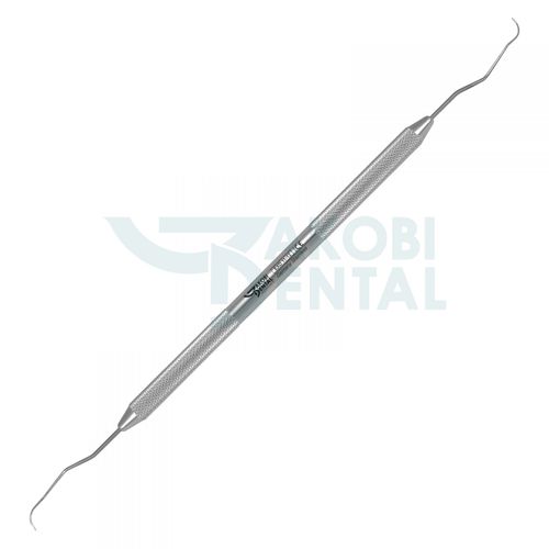 Diagnose-Dentalsonde - EXD11/12 - Jakobi Dental GmbH - doppelt / Edelstahl / mit Standardgriff
