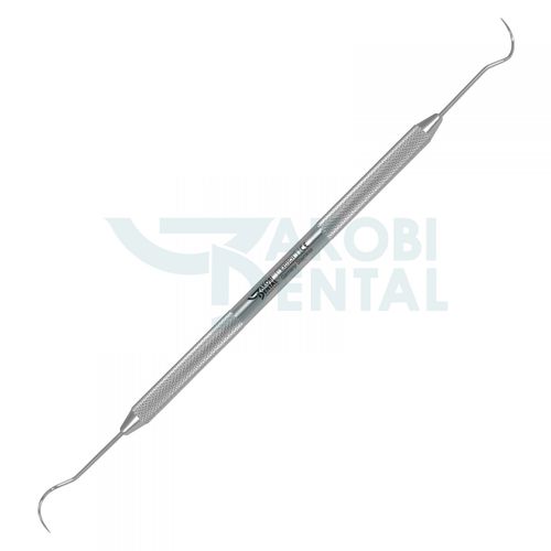 Diagnose-Dentalsonde - EXD3CH - Jakobi Dental GmbH - doppelt / Edelstahl / mit Standardgriff