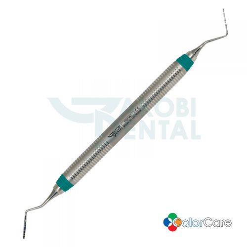 Parodontale Sonde - PGF/W7 - Jakobi Dental GmbH - doppelt / Edelstahl / mit ColorCare-Manschette