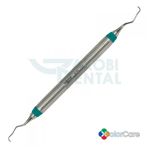 Universelle Kürette - SL3/47 - Jakobi Dental GmbH - Langer / Edelstahl / mit ColorCare-Manschette