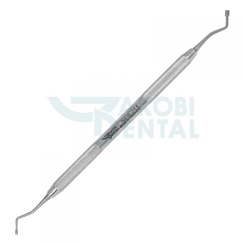 Doppelter Dentaler Stopfer - PLG1/2 - Jakobi Dental GmbH - zur Dentalrestaurierung / Edelstahl / gezahnt