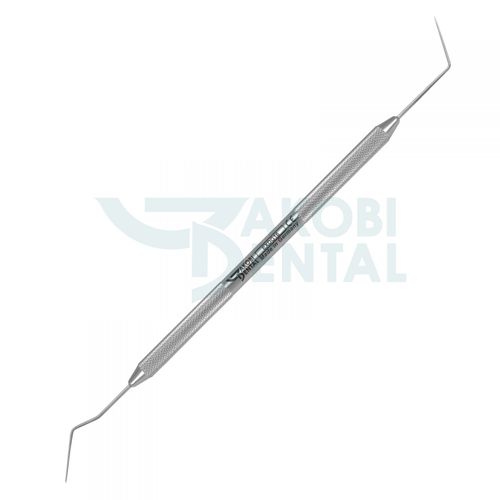 Endodontische Dentalsonde - EXDG16 - Jakobi Dental GmbH - doppelt / Edelstahl / mit Standardgriff