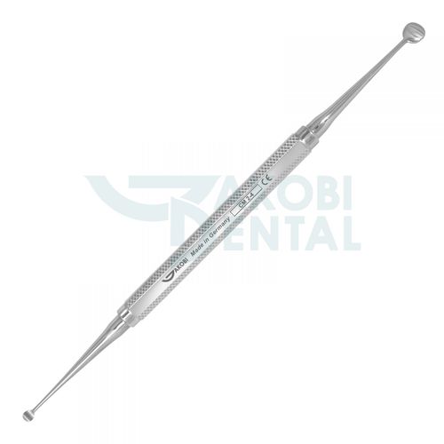 Parodontale Kürette - CM2/4 - Jakobi Dental GmbH - Miller / gerade / Edelstahl