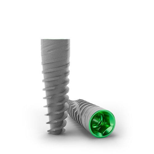 Konisches Zahnimplantat - JDEvolution Plus - JDENTALCARE SRL   - Titan / inneres Sechseck / gerade