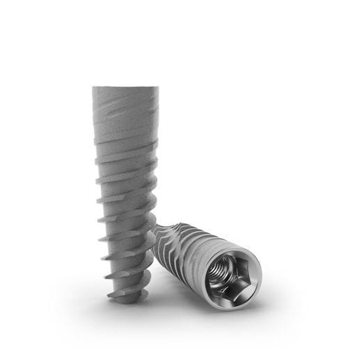 Konisches Zahnimplantat - JDEvolution - JDENTALCARE SRL   - Titan / sechseckig / inneres Sechseck
