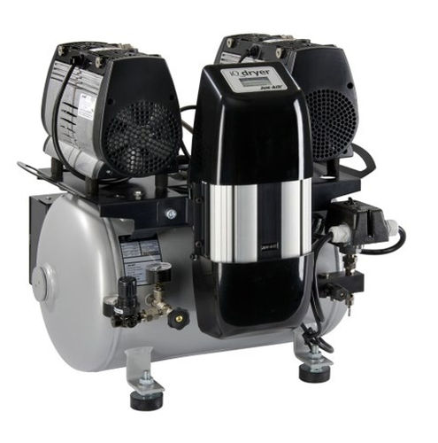 Kompressor für Zahnmedizin - 2xOF302-40BQ2	 - JUN-AIR International A/S   - Kolben / 1 Arbeitsplatz / mit Lufttrockner