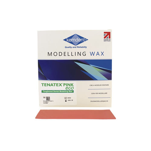 Zahnmedizinisches Material / Wachs - TENATEX PINK ECO - KEMDENT ASSOCIATED DENTAL PRODUCTS LTD   - für Dentallabor / zur Modellierung