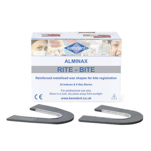 Zahnmedizinisches Material / Wachs - ALMINAX RITE BITE - KEMDENT ASSOCIATED DENTAL PRODUCTS LTD   - zur Dentalrestaurierung