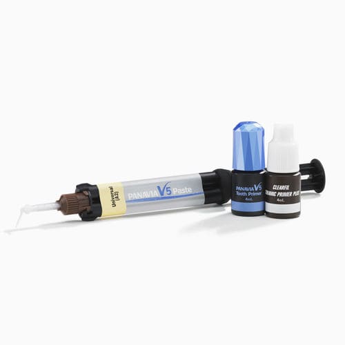 Dentalkleber zur Dentalrestaurierung - PANAVIA™ V5  - Kuraray Noritake Dental - Harz / für Keramik / für Metall