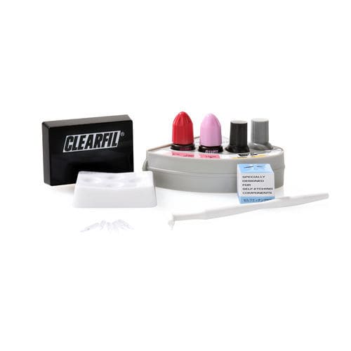 Dentalkleber für Restaurierung - CLEARFIL™ LINER BOND 2V - Kuraray Noritake Dental - Harz / photopolymerisierbar / flüssig
