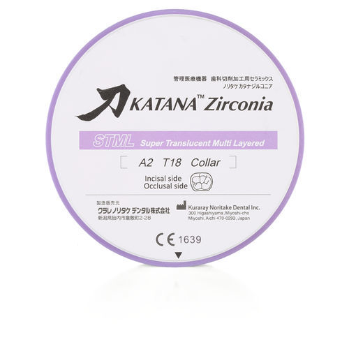 Zahnmedizinisches Material / Zirkonoxid - KATANA™ STML  - Kuraray Noritake Dental - zur Dentalrestaurierung / lichtdurchlässig