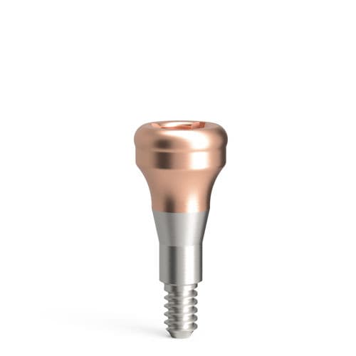 Implantat-Abutment / Titan - PrimeLOC BioniQ QN - LASAK - dreilappig / mit Innenverbindung / gerade