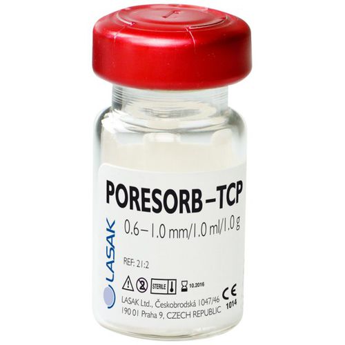 Synthetisches Knochenersatzmaterial - PORESORB-TCP - LASAK - für Zahnchirurgie / biegesteif