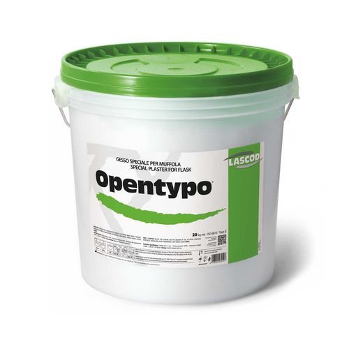 Zahnmedizinisches Material / Gips - Opentypo - LASCOD S.p.A.   - für Abdrucklöffel / Pulver / weiß