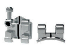 Orthodontie Bracket / Metall - STEP 2.0 D.B - LEONE S.p.a.   - mit vertikalem Slot