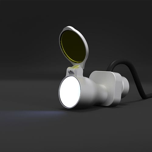 Dental-Stirnleuchte - I.C.Lercher - LED / Akku / mit tragbarer Lichtquelle