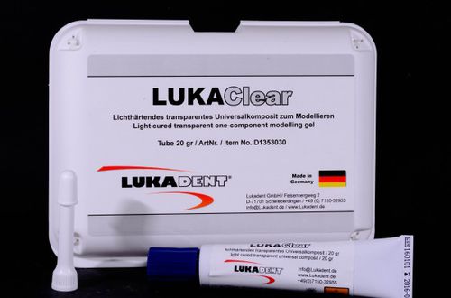 Zahnmedizinisches Material / zur Modellierung - D1353030 - LUKADENT - Gel / transparent / photopolymerisierbar