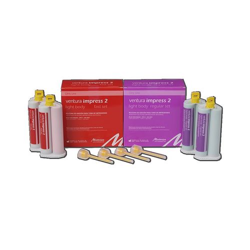 Zahnmedizinisches Material / Silikon - ventura impress 2 light - MADESPA S.A.   - für Abdrucklöffel / für Dentalinlays / für Dentalonlays