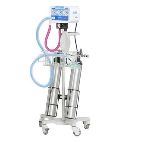 Rollenstativ-Anästhesiearbeitsplatz - Nitronox Plus® - Porter Instrument