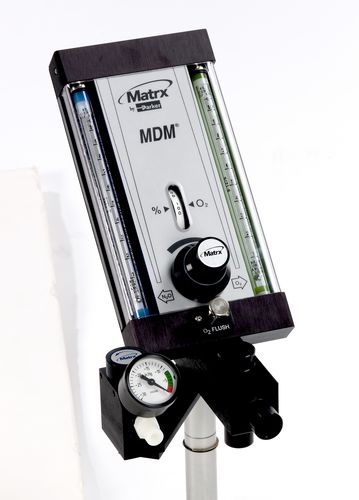 Doppelter Durchflussmesser - MDM  - Porter Instrument - Sauerstoff / Distickstoffmonoxid / für Krankenhaus