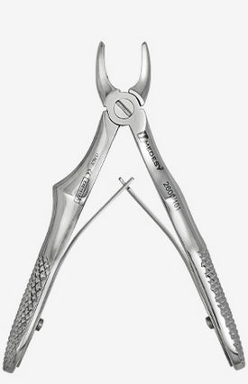 Dentale Extraktionszange / für Kinder - 2600/101 - MEDESY s.r.l.   - für obere Schneidezähne / englische Form