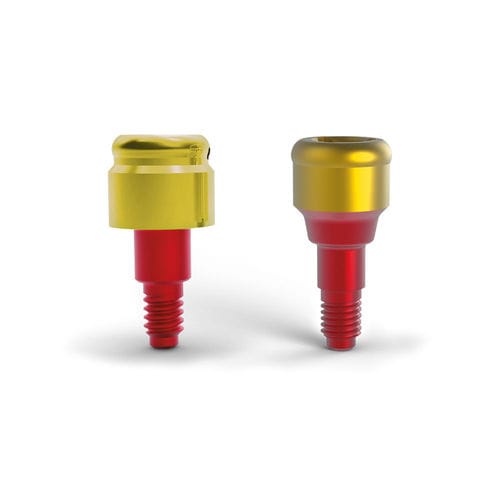 Implantat-Abutment / Titan - Lucky Lock - Medical Instinct Deutschland - mit Innenverbindung / gerade / Schrauben