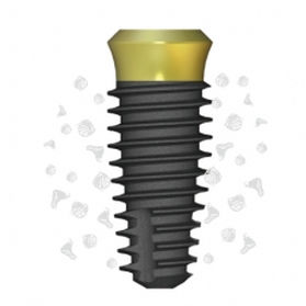 Zylindrisches Zahnimplantat - Anyone - Megagen Implant - Titan / mit Innenverbindung / one step