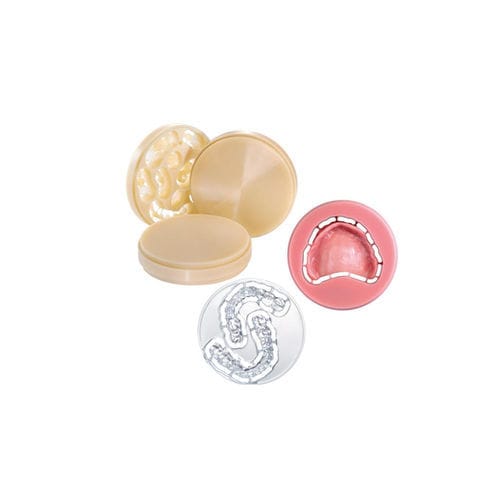 Zahnmedizinisches Material / CAD/CAM - M-PM-Disc - Merz Dental GmbH   - PMMA / für Zahnbrücken / für Dentalkronen