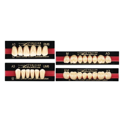 Acrylzahnprothese - Polystar® Selection EDITION - Merz Dental GmbH   - für Vorderzähne / für Seitenzähne