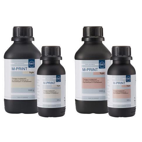 Zahnmedizinisches Material / Harz - M-PRINT TryIn - Merz Dental GmbH   - zur Dentalrestaurierung / für 3D-Druck / monochrom