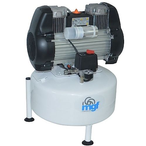 Medizinischer Kompressor - 24/10 GENESI S - MGF Compressors - für Zahnmedizin / 1 Arbeitsplatz / ölfrei