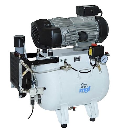 Medizinischer Kompressor - 50/15 PRIME M - MGF Compressors - für Zahnmedizin / Membran / 3 Arbeitsplätze