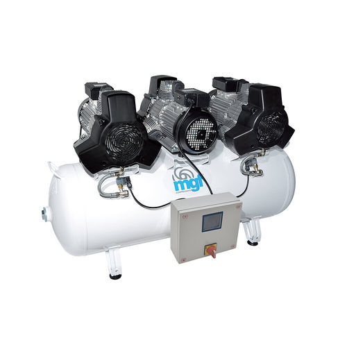 Medizinischer Luftkompressor - 200/75 TANDEM PRIME S IOT  - MGF Compressors - trocken