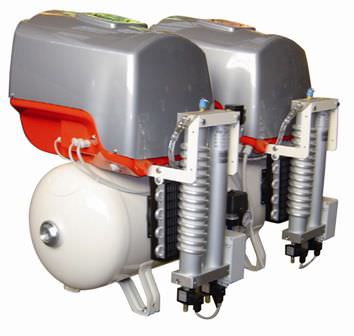 Kompressor für Zahnmedizin - SKY 100/30 TANDEM PRIME M - MGF Compressors - medizinisch / Membran / 6 Arbeitsplätze
