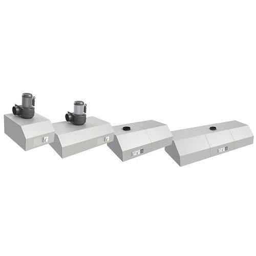 Auslass-Abzugshaube - DU series - MIHM-VOGT - für Dentallabor / modular / Extraktionssystem