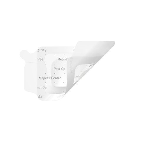 Silikon-Polsterbinde - Mepilex® Border  - Mölnlycke Health Care - nichthaftend / steril / wasserdicht