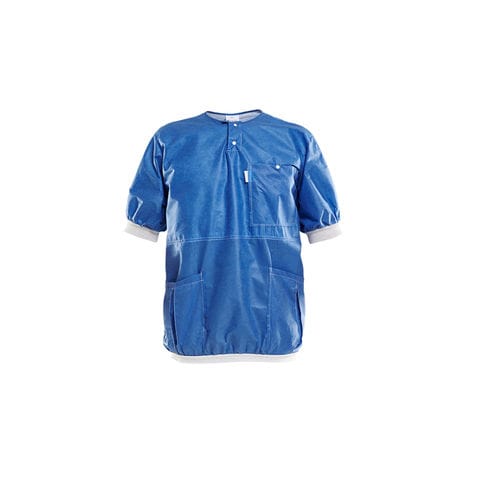 Medizinischer Kasack / unisex - 842000-41 - Mölnlycke Health Care - antimikrobiell / blau