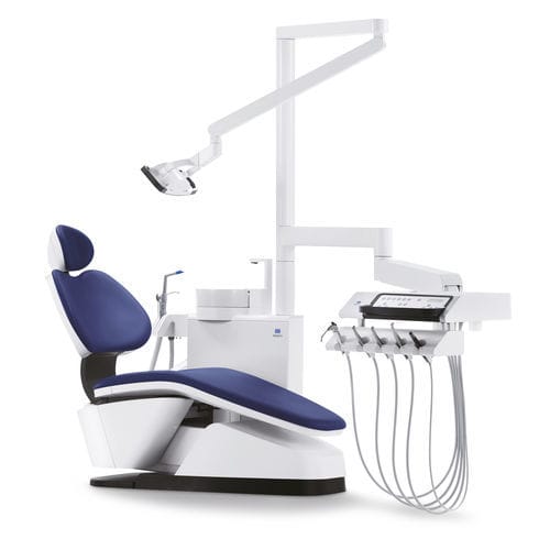 Dentale Behandlungseinheit / mit hydraulischem Stuhl - Signo T100 - Morita - mit Hygienesystem / mit Instrumententräger / mit LED-Licht