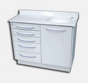 Abstellschrank - 007 - MULTY-DENT S.A.   - für zahnärztliche Instrumente / für Zahnarztpraxis / mit Waschbecken