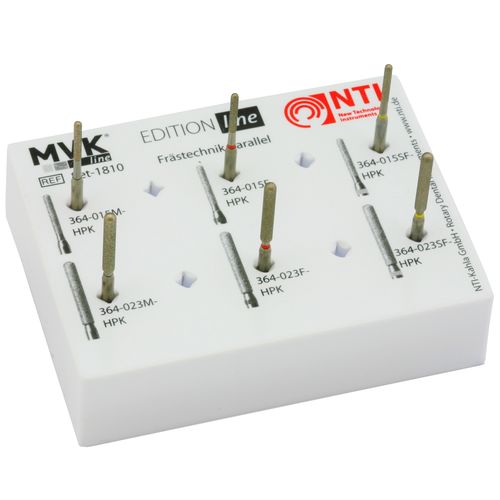 Fräser für Dentallabor - Parallel-Set - MVK-line - Diamant / parallel